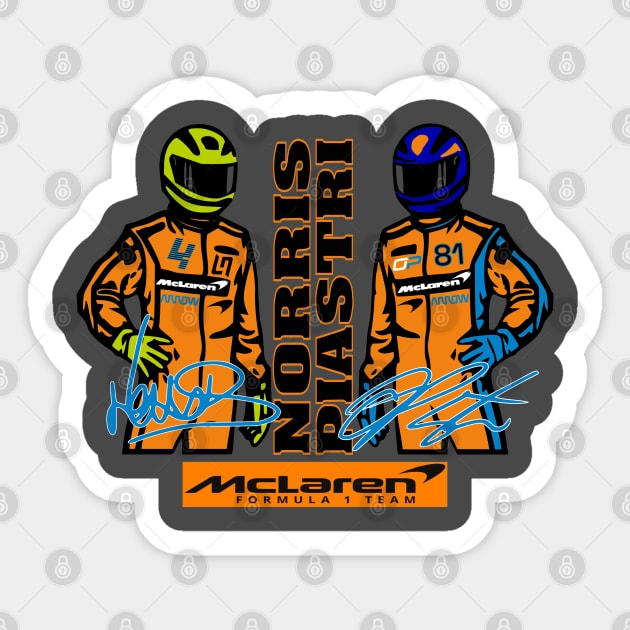 #4 and #81  Team Fan Sticker by Lifeline/BoneheadZ Apparel